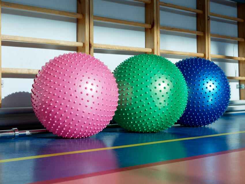 Exercise balls home gym