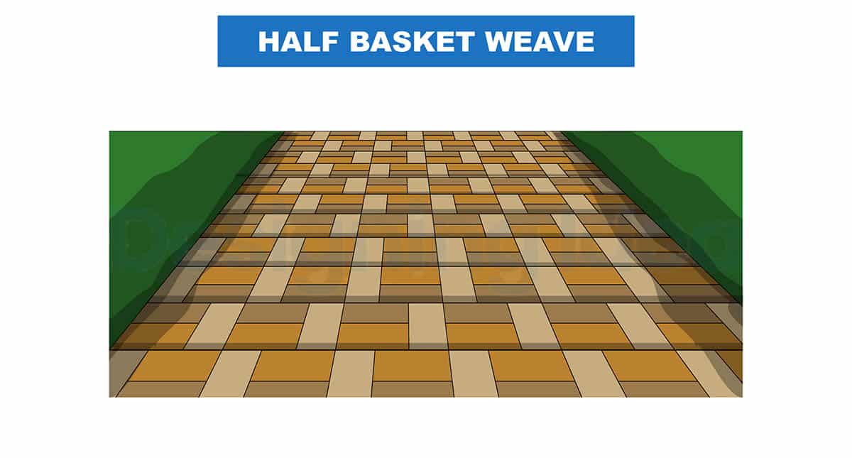 Half basket-weave
