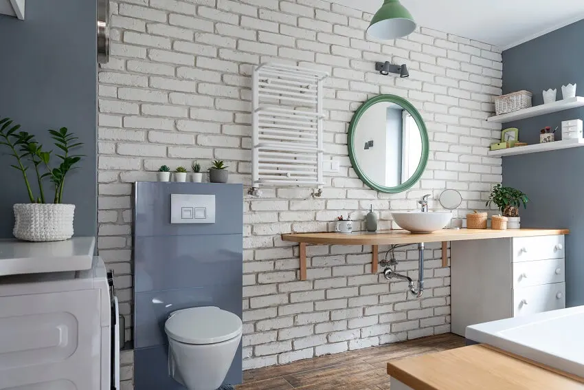 Bathroom Wall Covering Instead of Tiles (10 Alternatives) - Designing Idea