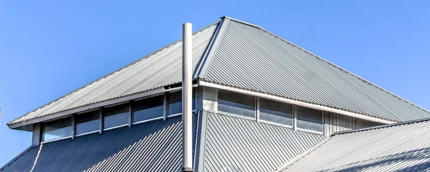 Metal roofing sheets glass windows