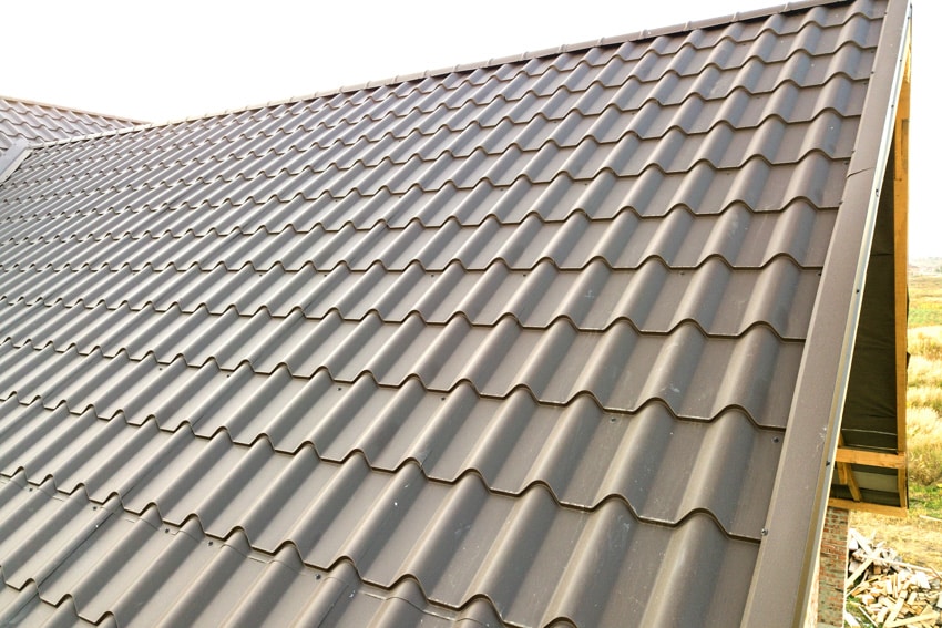 Metal roofing sheets pitched roof