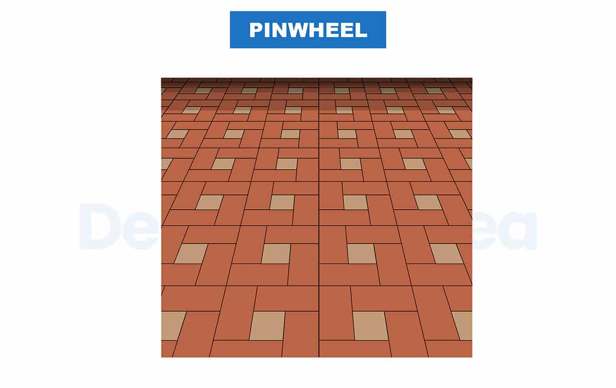 Pinwheel layout