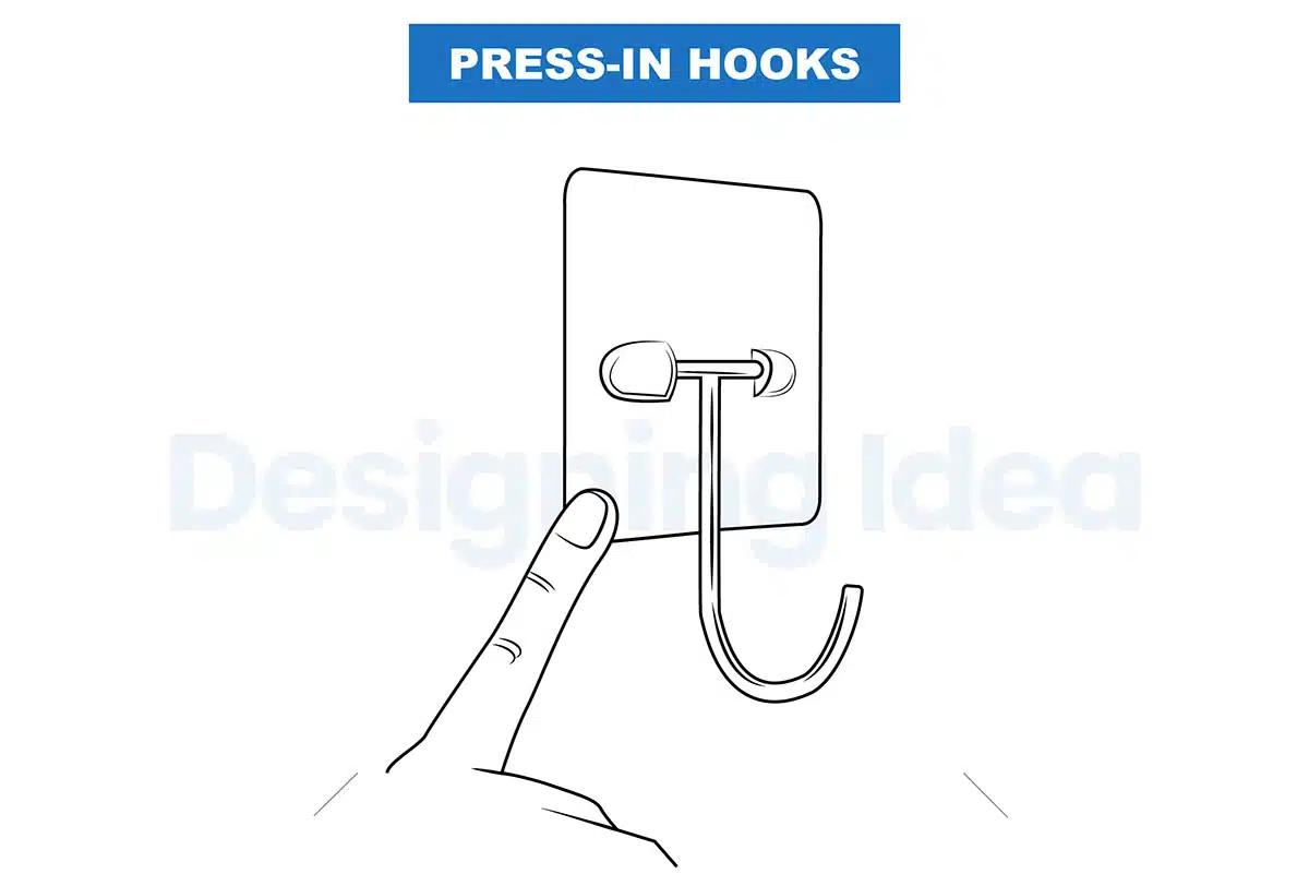 Press-in hooks