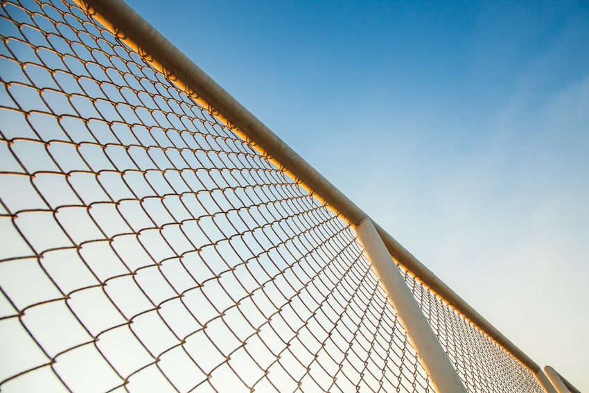 Steel woven fence