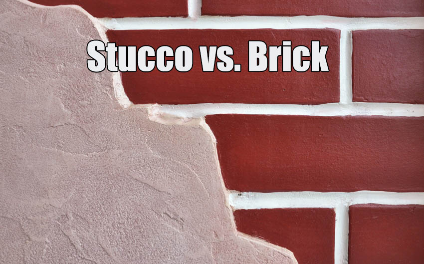 Stucco vs Brick