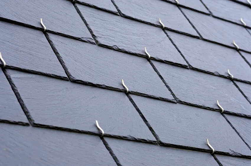 Synthetic slate roof