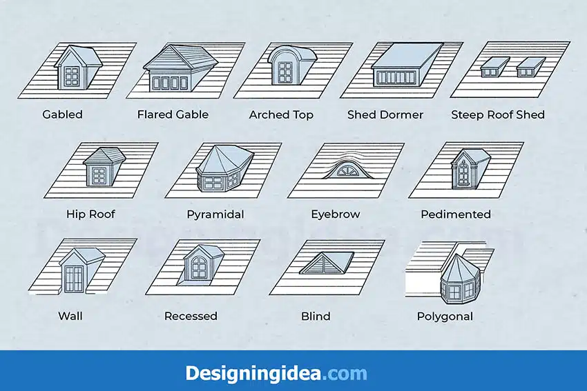 Types of house dormers