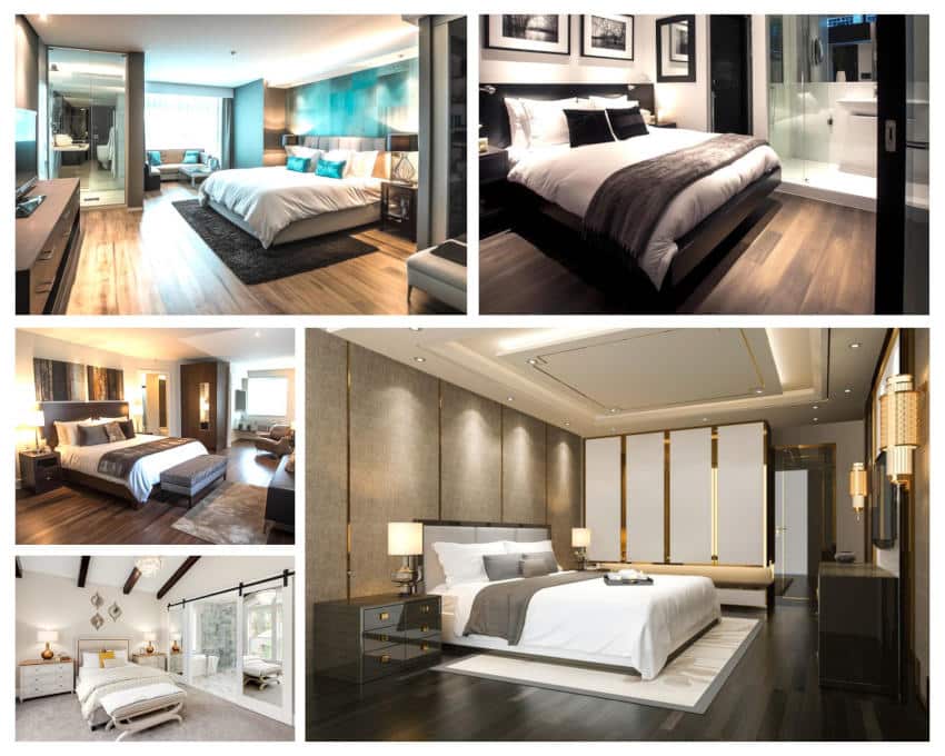 What is a bedroom suite collage