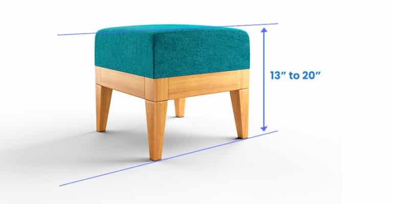 Ottoman Dimensions (Sizes & Selection Guide)