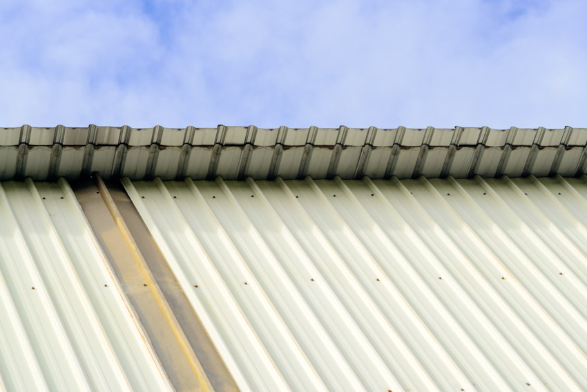 Aluminum siding metal roof
