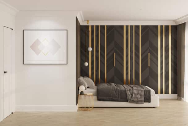 Geometric Accent Wall Ideas