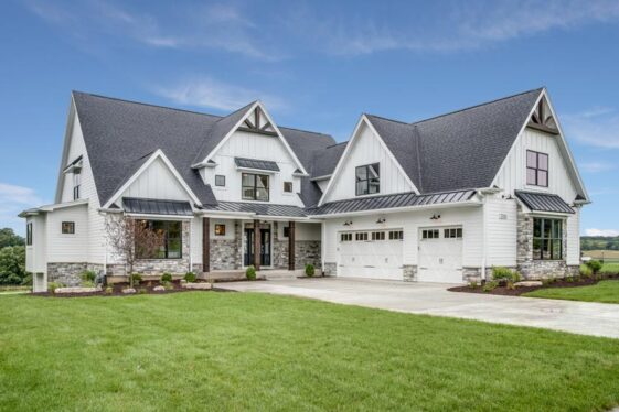 Timeless Elegance: Inspiring White Siding House Types & Designs