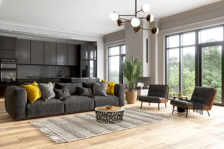 Light Hardwood Floors With Dark Furniture (17 Color Options)