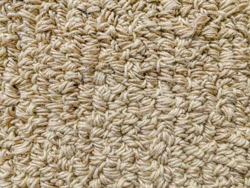 Close up loop high pile carpet