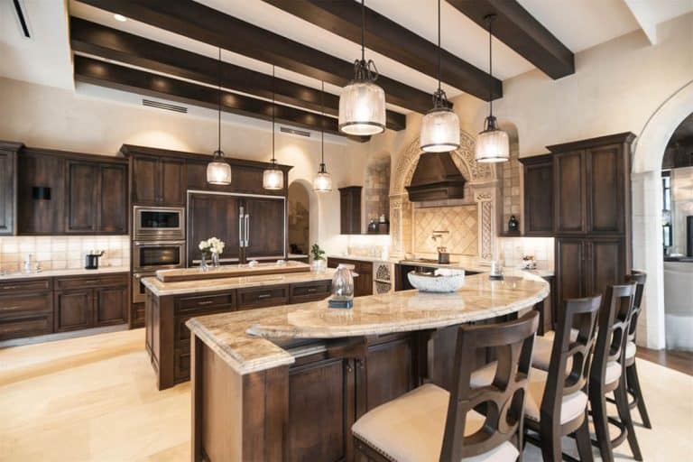 How To Create High-End Dark Wood Kitchens: Designer Tips & 45 Gorgeous ...