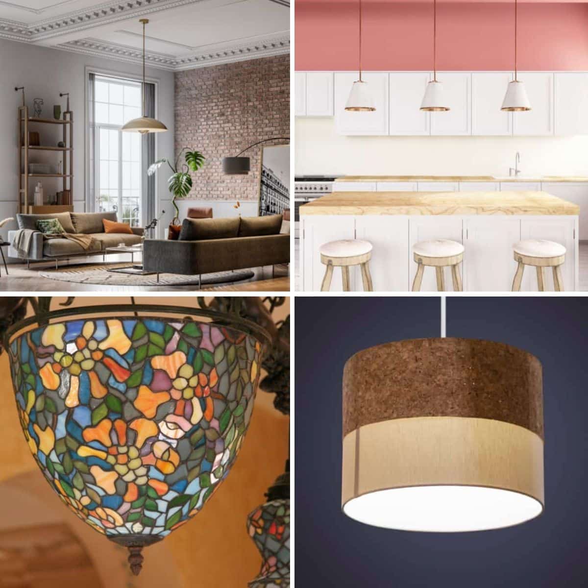 different types of pendant lights