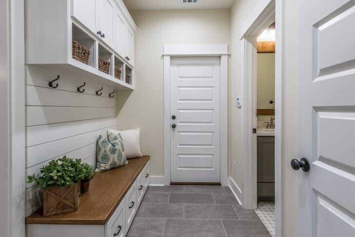 Turn A Closet Into A Mudroom