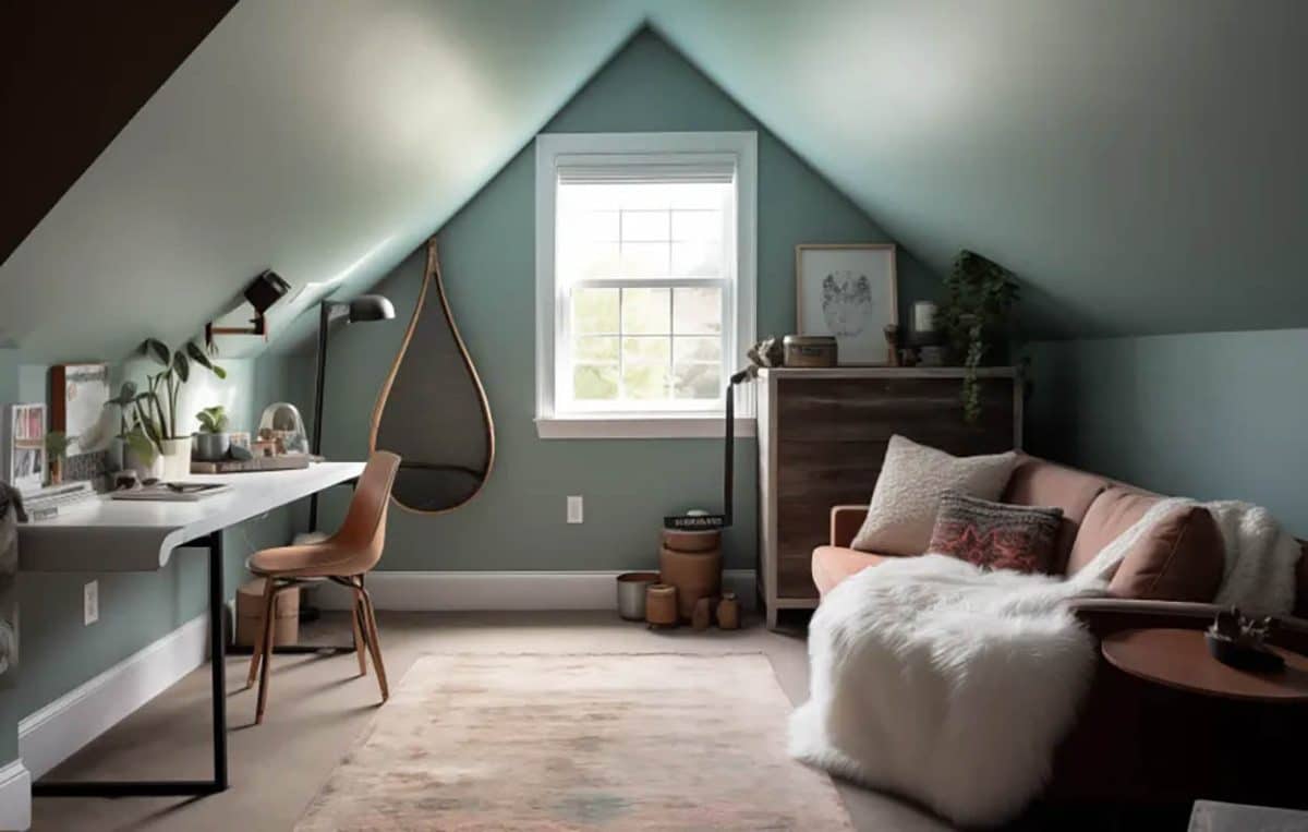 How to Decorate Slanted Walls (10 Attractive Ideas)