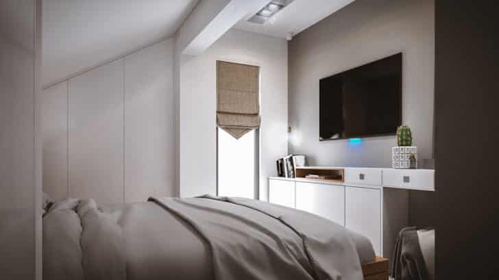 Bedroom TV Wall Mounting Ideas - Designing Idea