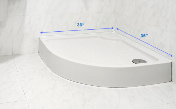 Shower Pan Sizes For Standard Corner Rectangular Enclosures