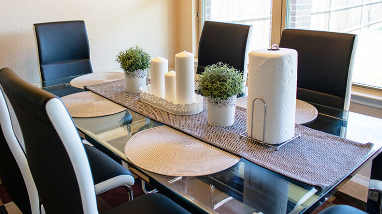 Table runner size guide designing idea