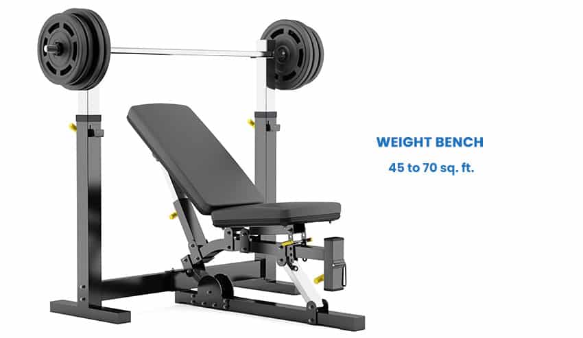 Weight Bench size
