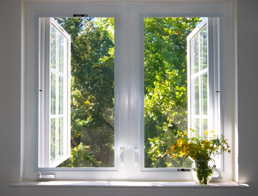 Casement windows for living rooms