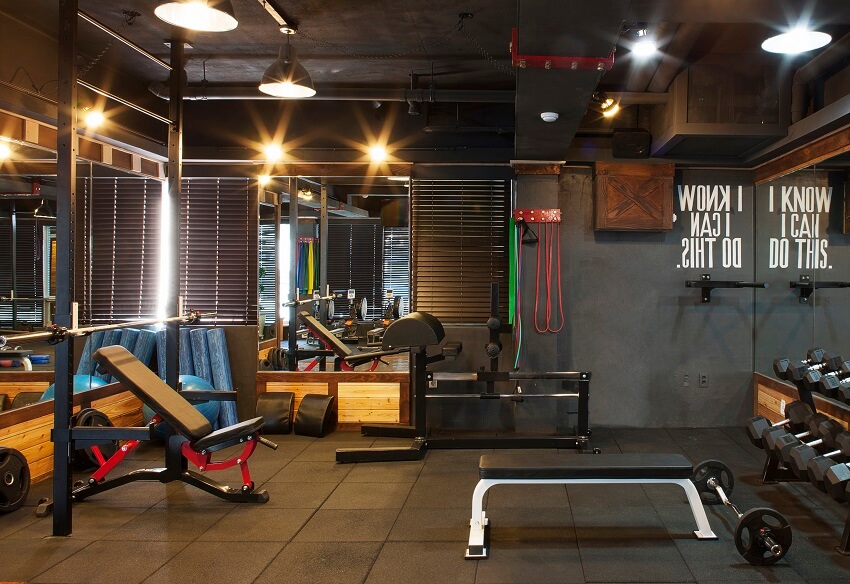 garage gym lighting ideas