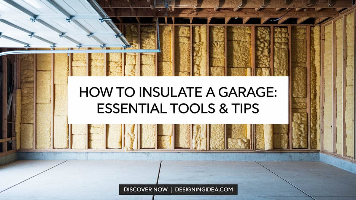 How to insulate a garage tools and tips