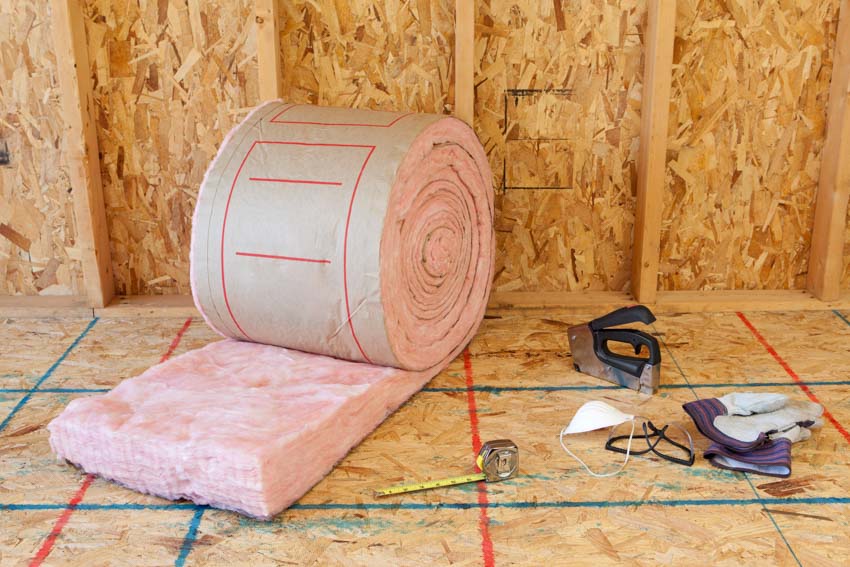 Materials needed to insulate a house garage
