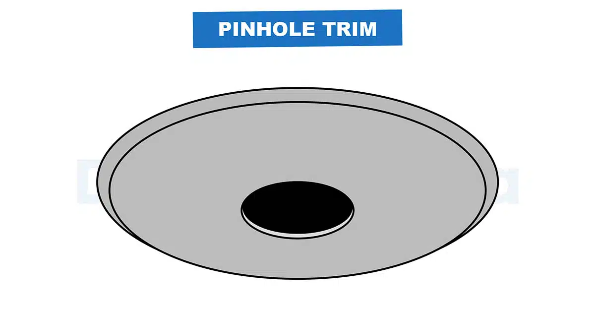 Pinhole trim