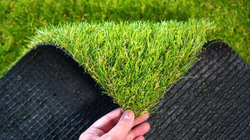 Under area of an artificial turf for dogs
