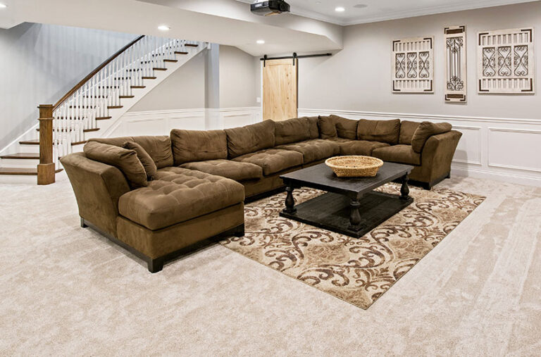 Rug Placement Under Living Room Sectional