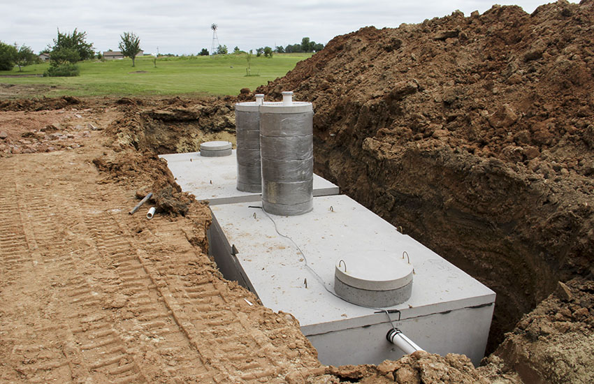 Large septic tanks