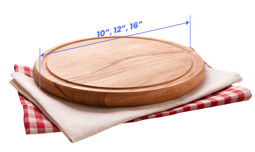 Round cutting board sizes