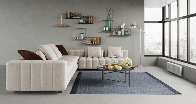 Rug Placement Under Living Room Sectional
