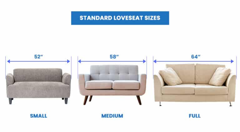 Loveseat Dimensions (Measuring & Sizes Guide)