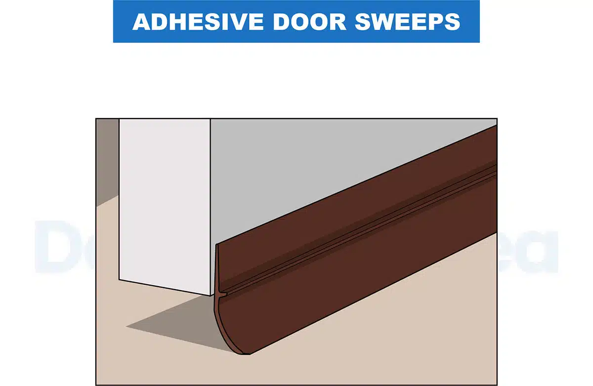 Adhesive sweep