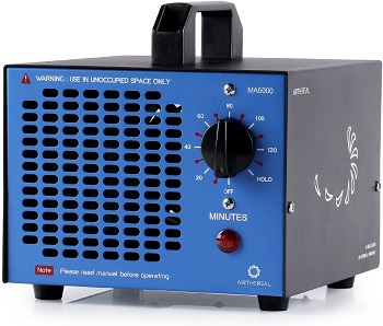 Blue and black commercial ozone generator