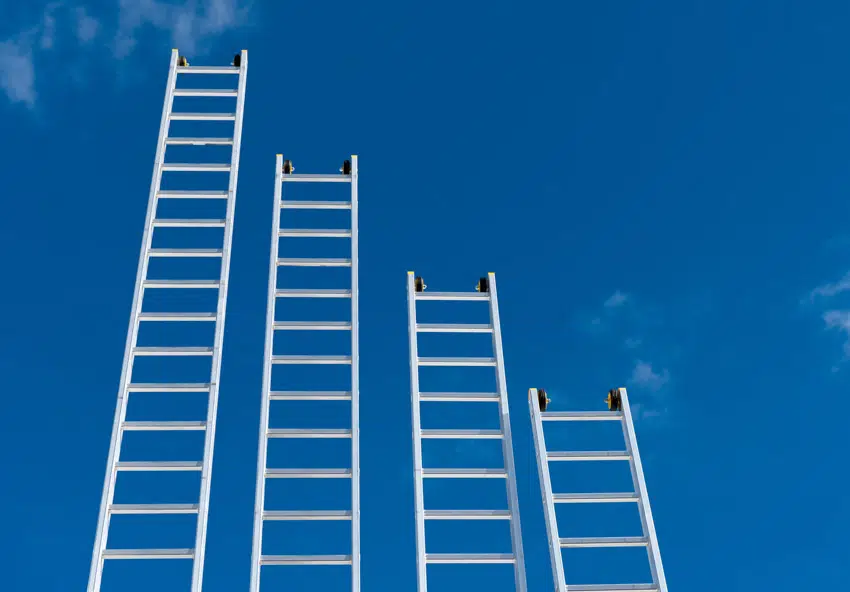 Different sizes of ladder