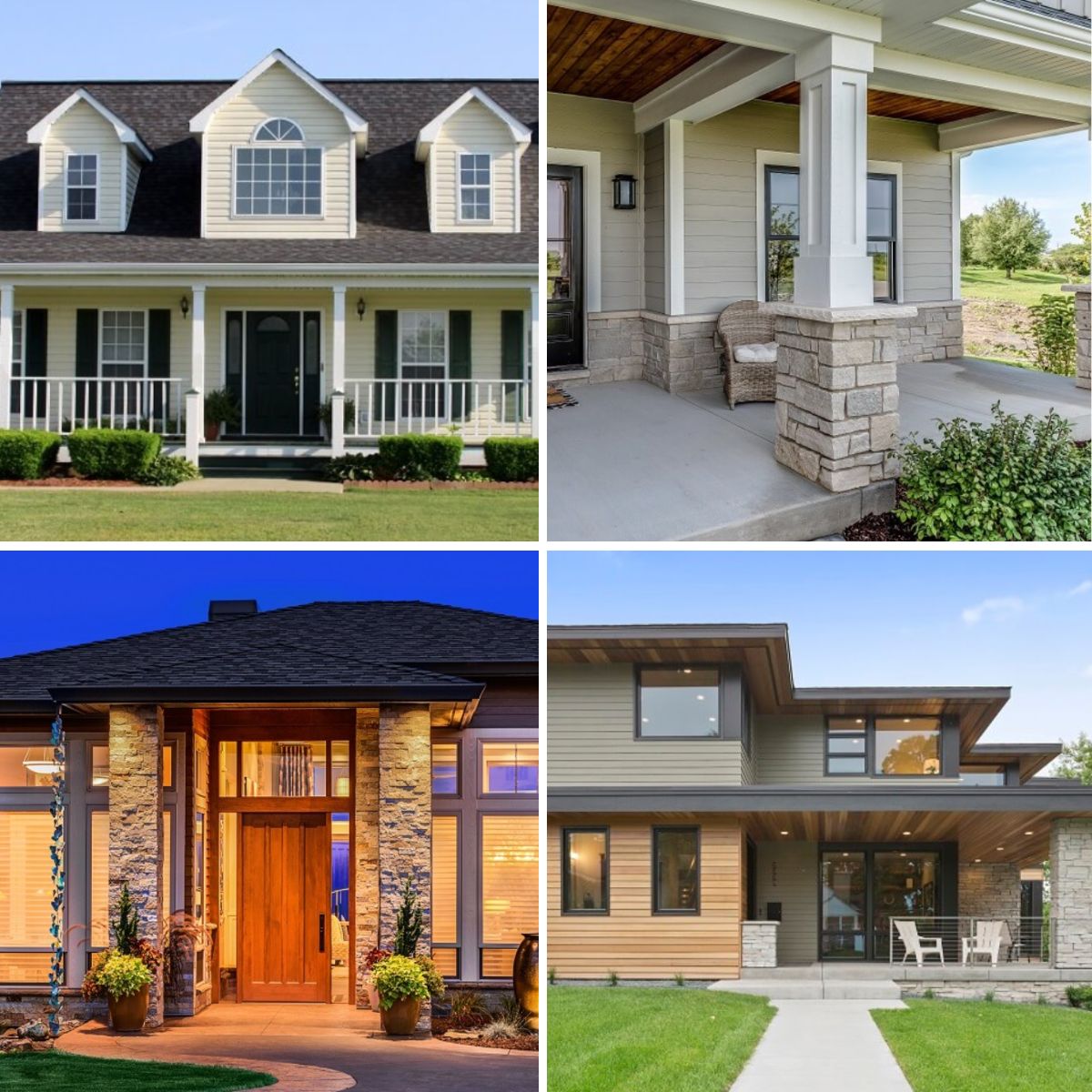 different types of porches
