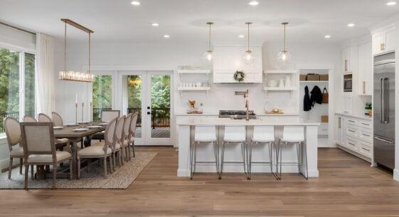 Kitchen Floors with White Cabinets - Designing Idea