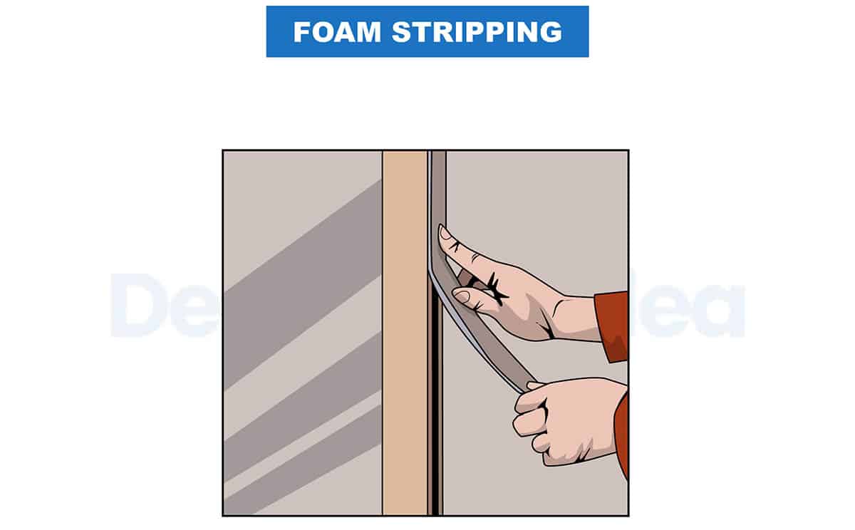 Foam stripping