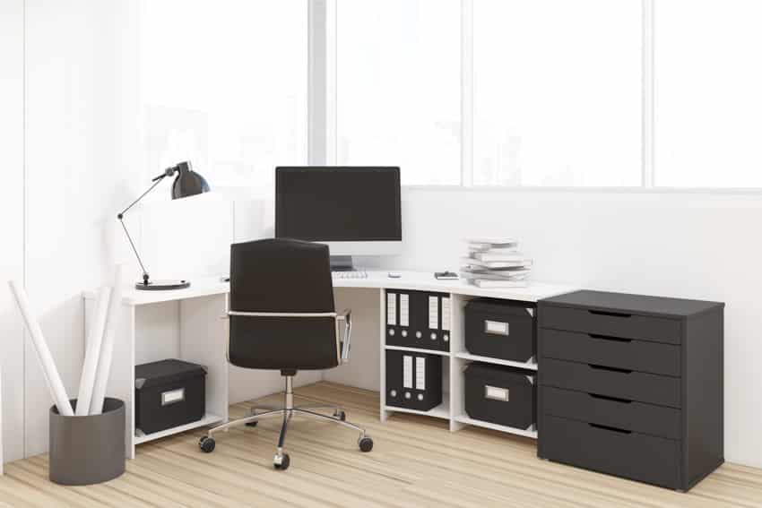 L-shaped workstation