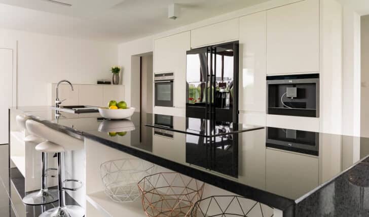Kitchen Color Schemes With Black Appliances