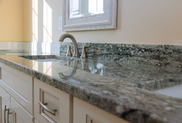 How To Seal Granite Countertops Application Tips   Sealed Granite Countertop With Sink And Faucet Is 758x512 