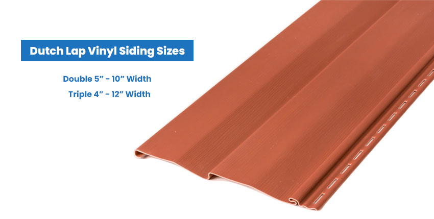 Dutch lap vinyl siding sizes