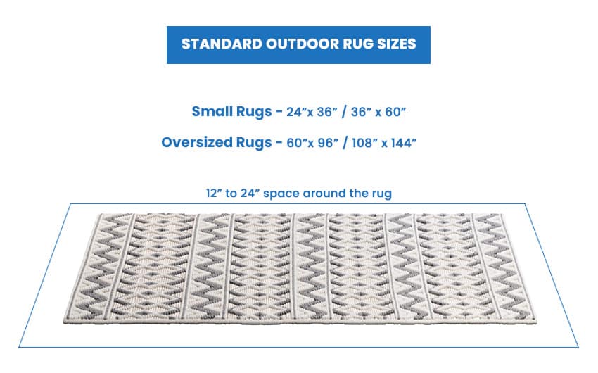 Standard outdoor rug sizes