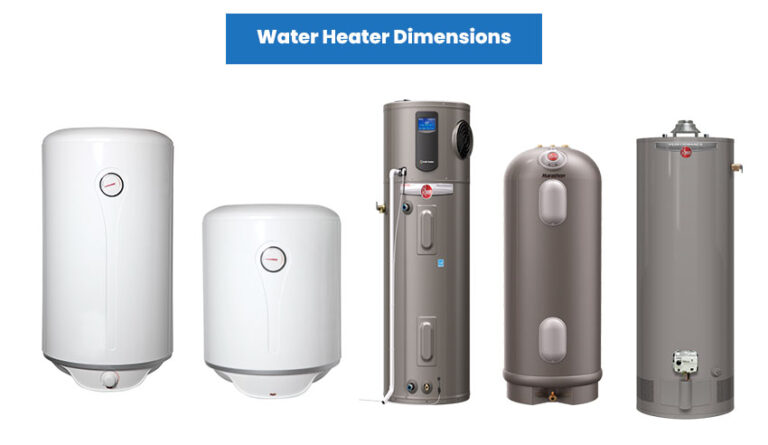 Water Heater Dimensions (Types & Sizes Guide)