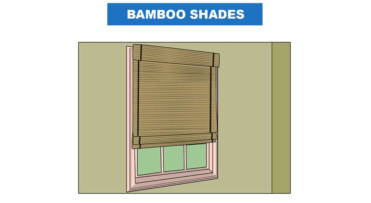Bamboo shades